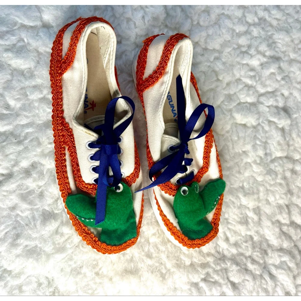 Laguna University of Florida Gators Canvas Tennis Shoes Women Size 8